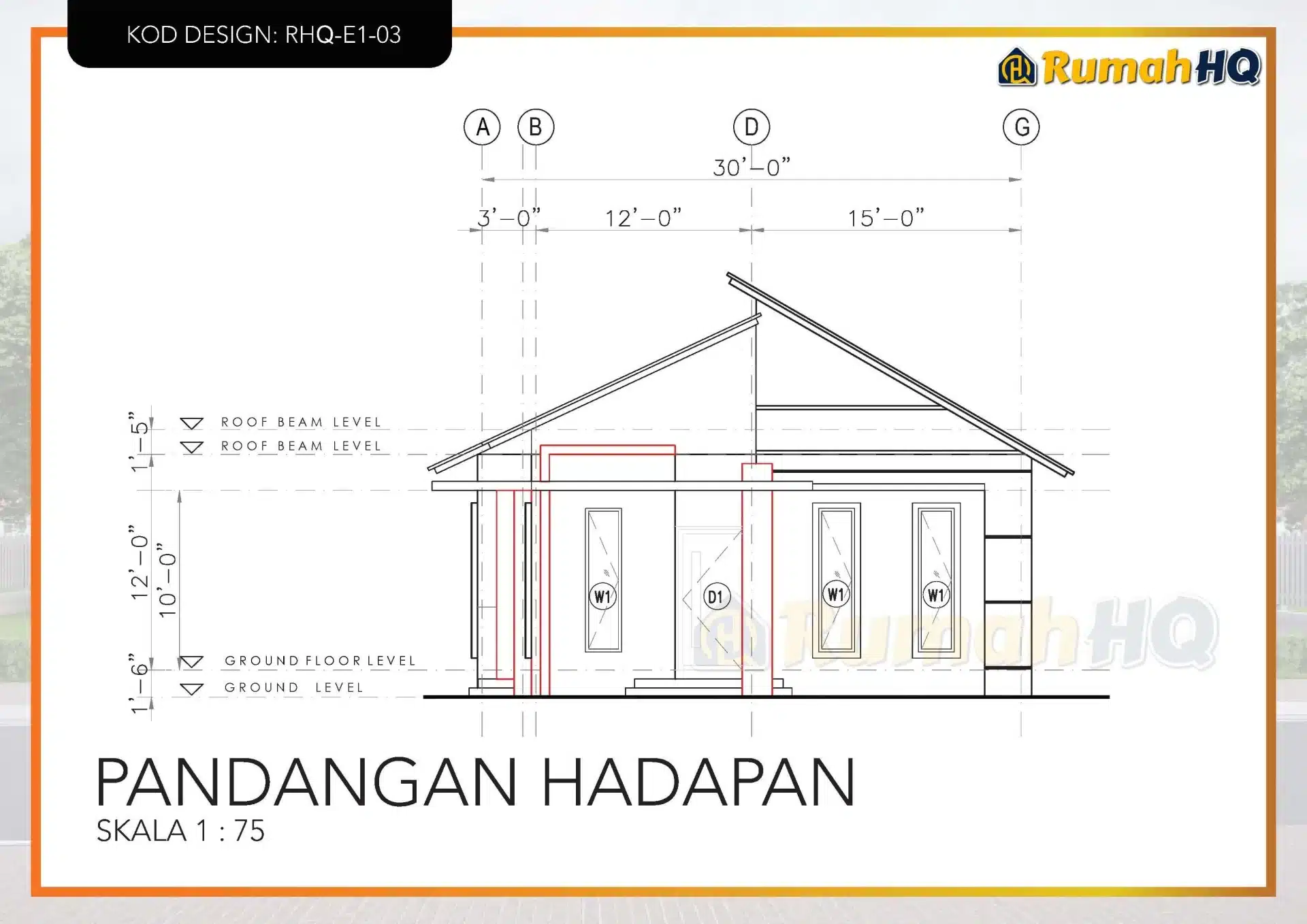RHQ-E1-03 23 Rekabentuk Design Rumah RHQ E1 03 10