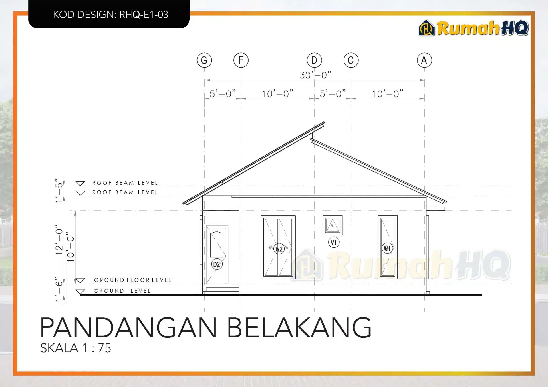 RHQ-E1-03 21 Rekabentuk Design Rumah RHQ E1 03 12