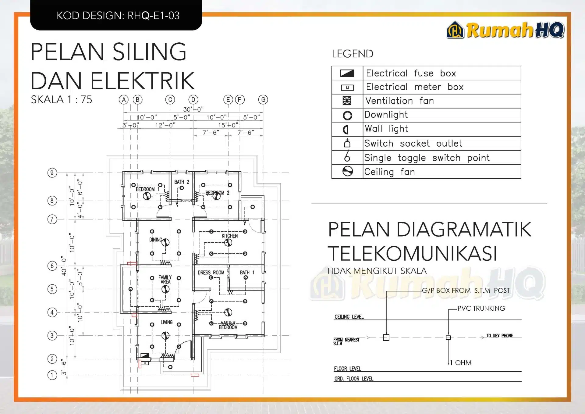RHQ-E1-03 18 Rekabentuk Design Rumah RHQ E1 03 15