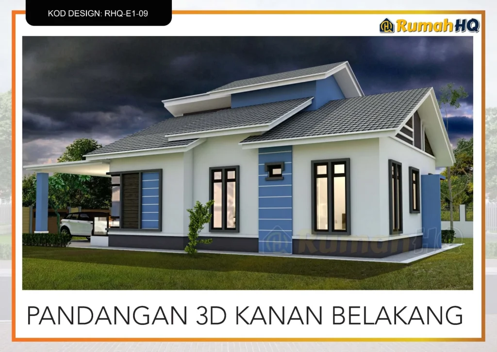 Rekabentuk Design Rumah RHQ E1 09 4