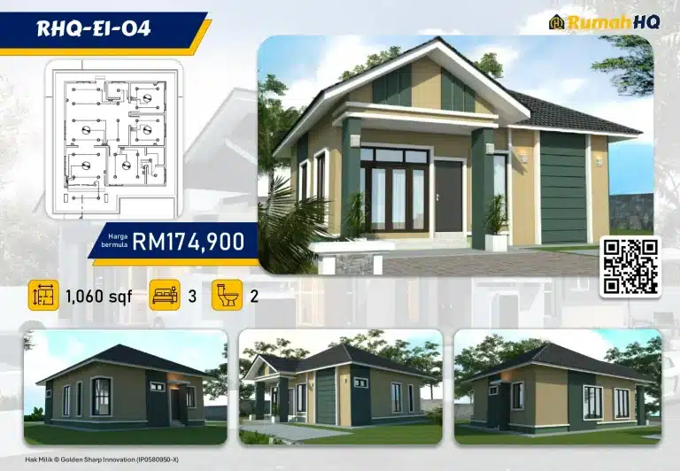 RHQ-E1-04 19 Koleksi Pelan Rumah Banglo RumahHQ 00007