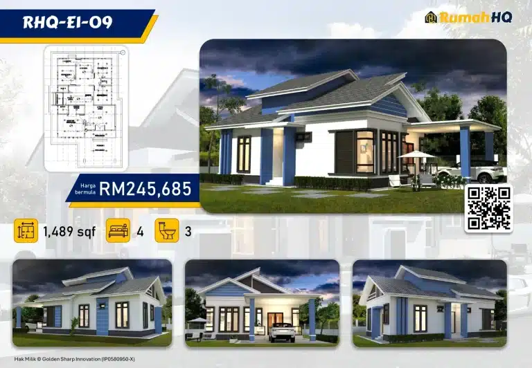 RHQ-E1-09 1 Koleksi Pelan Rumah Banglo RumahHQ 00012