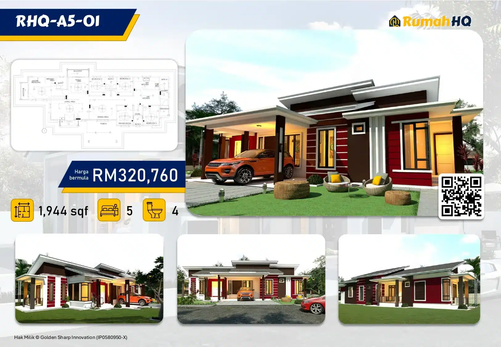Koleksi Design Rumah Banglo 44 Image gallery image