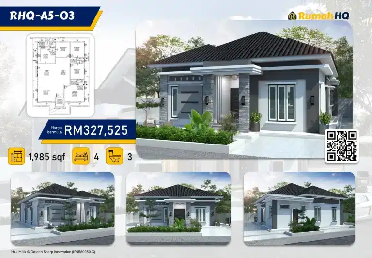 RHQ-A5-03 5 Koleksi Pelan Rumah Banglo RumahHQ 00046