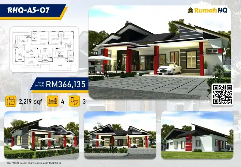 RHQ-A5-07 2 Koleksi Pelan Rumah Banglo RumahHQ 00050