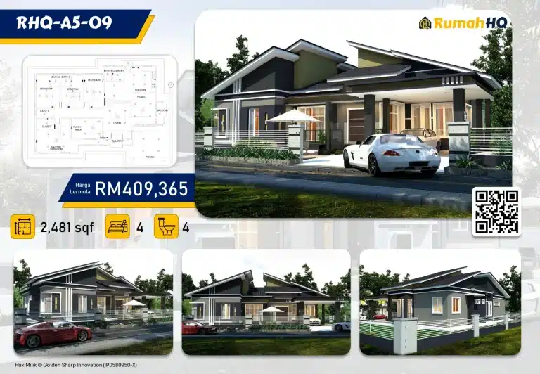 RHQ-A5-09 7 Koleksi Pelan Rumah Banglo RumahHQ 00052